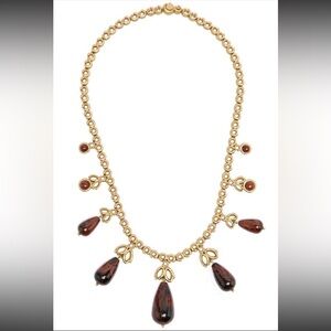 New $550 Zimmermann 14kt. Gold-plated Charm Necklace